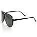zeroUV - Polarized Protective Lens Classic Teardrop Design Plastic Aviator Sunglasses