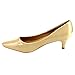Beston GB79 Women's Kitten Heel Closed Toe Dress Pumps About Half Size Large