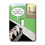 Rich Diesslins Funny Society Cartoons - Illegal Downloading of Music - Light Switch Covers - single toggle switch