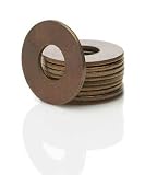 Miniature Brass Flat Washer #000 .037 ID x .0781 OD x .012 Thick