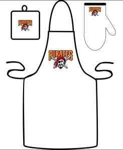 Pittsburgh Pirates Grilling Apron Set