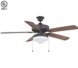 IMAGE OF Ellington E-WOD52ABZ5C All-Weather Aged Bronze Outdoor 52