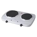 Andrew James Electric Double Hob 1500-watt and 750 watt With 12 Month Warranty