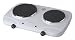 from Andrew James Andrew James Electric Double Hob 1500-watt and 750 watt With 12 Month Warranty