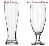 16 oz. Pilsners from Libbey: Made Ultra-High-Strength by HercuGlass The strongest pilsner glasses you can buy.