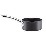 Anolon Nonstick Hard-Anodized 1-Quart Open Saucepan with Pouring Spouts