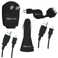 IQ Sound 5 in 1 Charging Kit For Home and Auto Model IQ-45