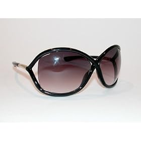 New Tom Ford Whitney TF9 TF-9 B5 Sunglasses Shiny Transparent Dark Grey Frame Gradient Smoke Shades Size: 64-14-110