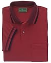 Outer Banks 6.8 oz Cotton Pique Pocket Polo with Striped Trim 5032