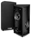 Polk Audio RM8 Wide-Dispersion Array Satellite Speakers (Pair, Black)