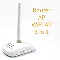 Portable Mini Travel 3-in-1 Wireless 802.11 N WiFi WLAN Network Router/Access Point/Client Adapter