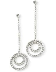 14K White Gold Diamond Earrings - 0.37 -- LIFETIME WARRANTY