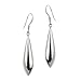 Sterling Silver High Polished Elongated Oval Puff title=