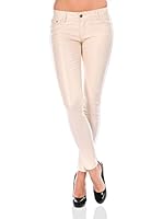 Bleu Marine Pantalón Nour (Beige)