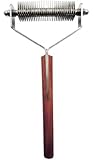 Mars Double Wide Stainless Steel Coat King Pet Stripper with Wooden Handle, 30-Blade