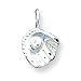 Sterling Silver Baseball Glove Charm with 20 inch Sterling Silver Chain