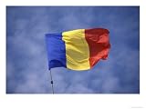 Romanian National Flag, Romania Photographic Poster Print by Dave Bartruff, 24x18