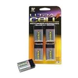 Ultra Alkaline 9V Batteries - 4 Pack