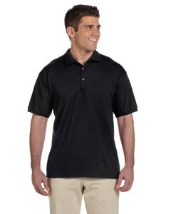 Gildan 2800 Ultra Cotton Jersey Polo, Black, Medium