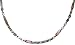 Stainless Steel Men's Chain Necklace w/ Brown Plating, 22''