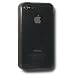 Black Gel Silicone Protective Armour Case Cover & Screen Protector Kit for Apple iPhone 4