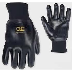 Custom LeatherCraft 2080L Glove, Pvc Knit Wrist, Large by Custom Leather Craft