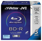 Vctor �u���[���C�f�B�X�N�ǋL�^ 25GB �J�[�g���b�W���� 2�{�� 5�� [BV-R130A5]