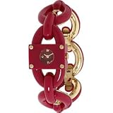 Marc Jacobs Leah Link Magenta,gold Watch-mbm4529