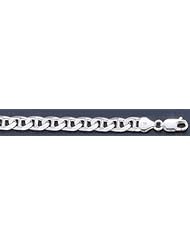 Silverflake -Silver Flat Marina Chain - Flat Marina 150