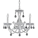 IMAGE OF Versailles Swarovski Spectra Crystal Chandelier Finish: Silver