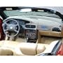 Black Brushed Suede Dash Cover: 68-69 Pontiac Gto