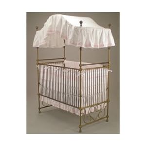 Regal Canopy Crib Bedding with Mint Ribbon