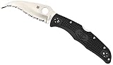 Spyderco Matriarch Spyder Edge Knife, Black