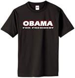 Obama For President Top Quality Black T-Shirt by Anvil