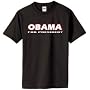 Obama For President Top Quality Black T-Shirt (closeout)