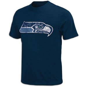 Seattle Seahawks Navy Vintage Logo III T-Shirt