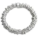 Sweetie Bracelet - links type, 48gr 925 Sterling Silver Plated high quality sweetie bracelet- expandable 6.50 - 9inch long , Compatible with Links charms, London fashion links bracelet. High Quality