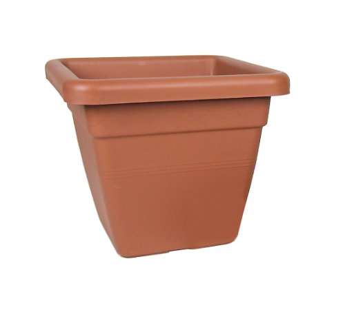 Euro3Plast 1706.01 Pflanzk&uuml;bel \"Krea Quadro\", L&auml;nge: 45 cm Farbe: terra Preisvergleich
