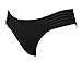 Cocoship Women's Goddess Low-rise Bikini Bottom Ruched Sides Bikini Swim Brief(FBA)