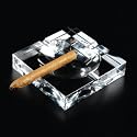 Excelsior 7 Inch Crystal Cigar Ash Tray