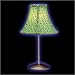 LumiSource LS-RETRO WNTRGR Retro Wintergreen Lamps