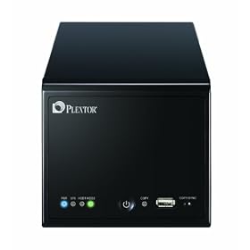 Plextor - S�rie Duo - Bo�tier de stockage r�seau NAS sans disque dur - Giga LAN - Noir