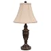 Accent Lamp with Shade - Antiqued Bronze/ Beige