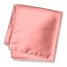 Peony Pink 16" by Elite Solid pink silk pocket squares