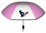 Rainmate Rainwear NFL Houston Texans Pink & White 42-Inch Folding Umbrella