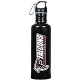 Falcons 26 Oz Stainless Steel Water Bottle in Black