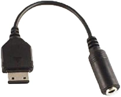 Stereo Audio 3.5mm Headphone Adapter For Samsung i7710 Pilot / Black Design