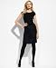 AK Anne Klein Belted Cap-Sleeve Sheath Dress