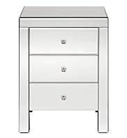 Mirrored 3-Drawer Chest
