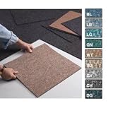 Heavy Duty Berber Carpet Tile 19-7 8 X... by Global Industrial